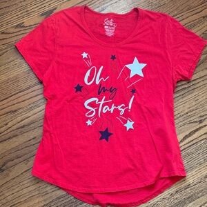 Galt Great American Lakes & Linber Red 'Oh My Stars!' Graphic Tee